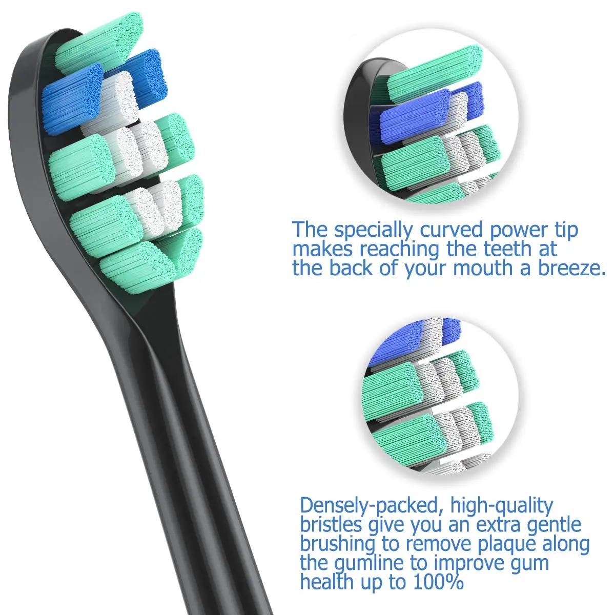 Головки для зубной щетки HX9024 для PH HX3211 HX3281 HX6220 HX6211 HX6231 HX6250 HX6252 HX9322 HX9331 HX9334 HX6252 HX6253 HX6530 ILIPS