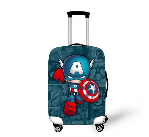 18\'\'-32\'\' Super Hero Elastic Luggage Protective Cover Trolley Suitcase Dust Bag Case Cartoon Travel Accessories