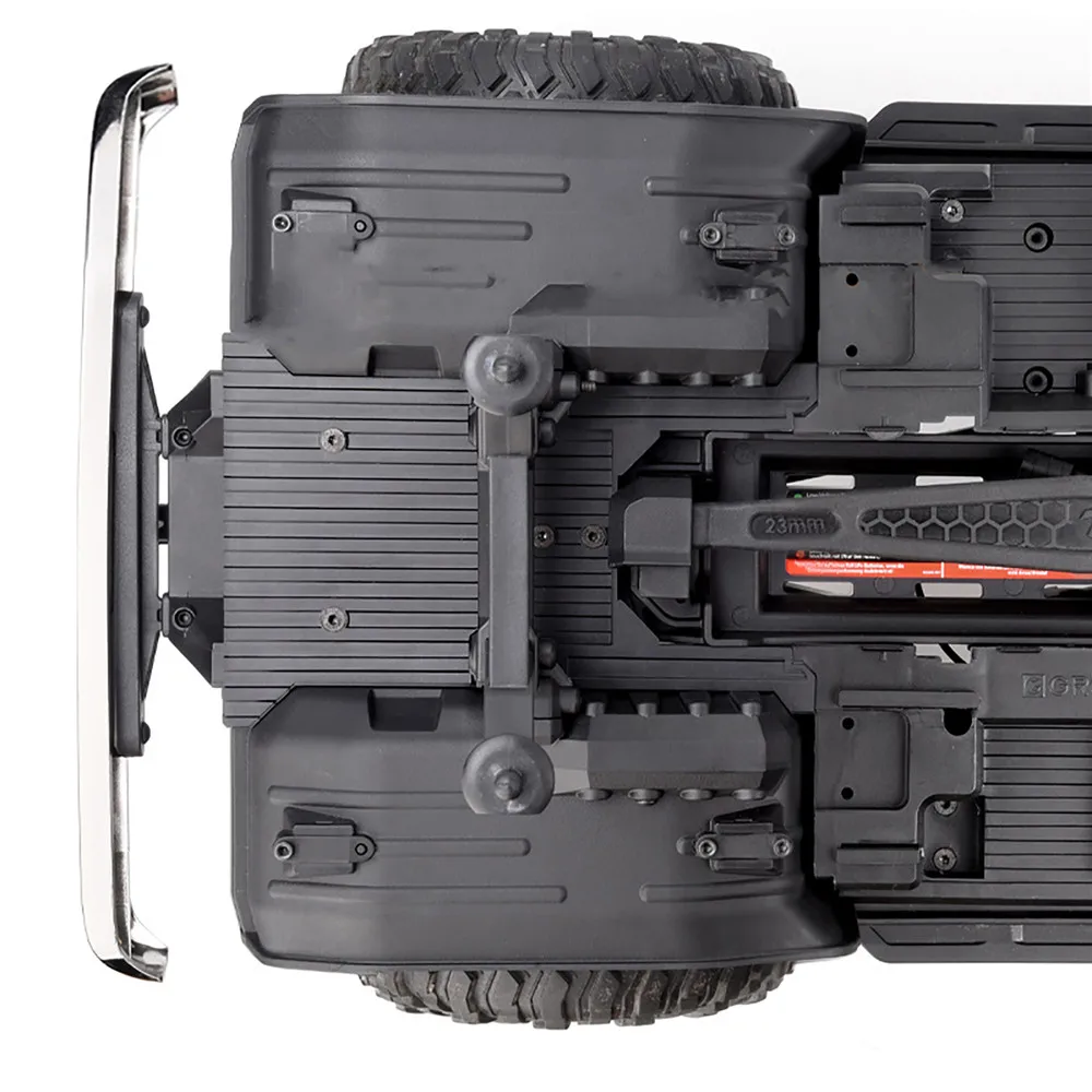 Universal Rear Chassis Guard Shell Rear Floor w/ Fuel Tank For 1/10 TRX4 Defender Blazer Bronco G500 82016 82034 RC Crawler Car