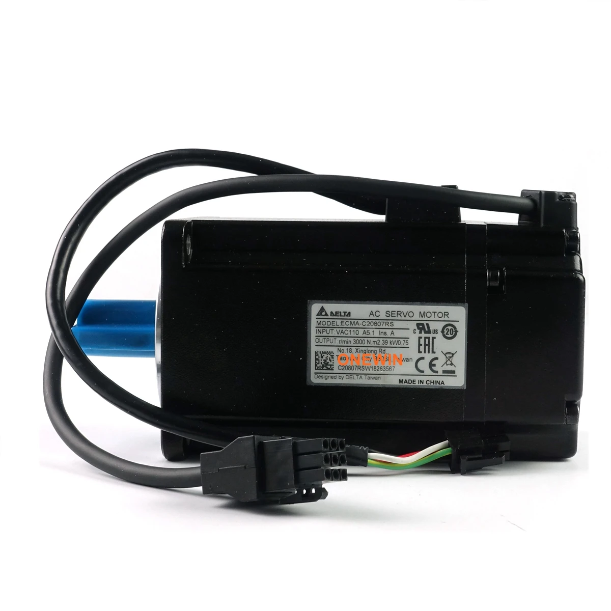 Delta Servo Motor 750W 220V AC servo motor drive kit 2.39NM 3000rpm 17bit  ASD-B2-0721-B  ECMA-C20807RS With 3m Cable