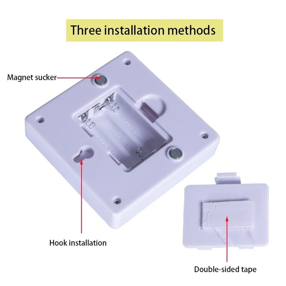 Mini COB Ultra Bright LED Cabinet Wall Lights Magnetic Night Lights AAA Battery Operated Kitchen Wardrobe Closet Emergency Lamp