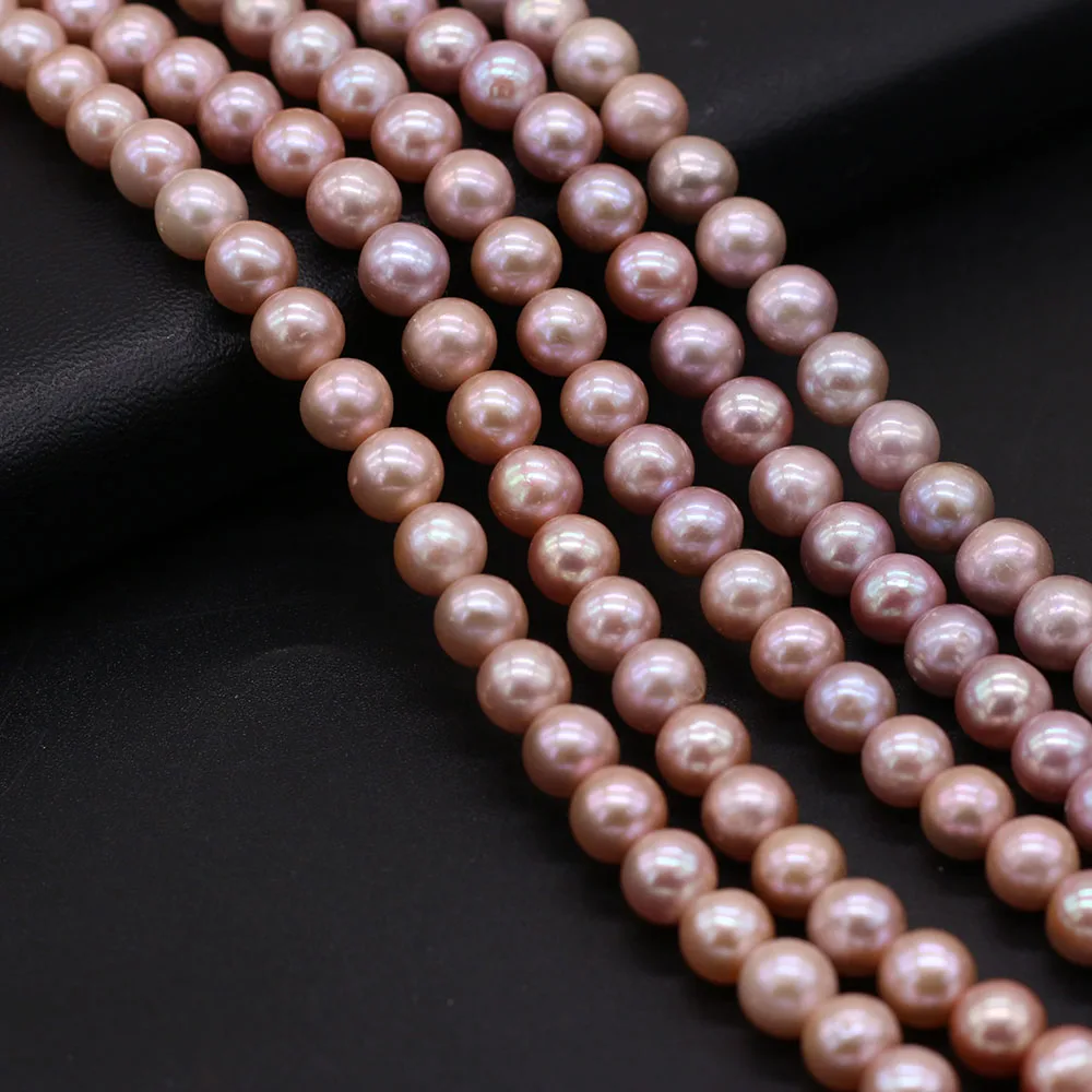 High Quality Natural Freshwater 3A Pearls Beads White Oval Loose Pearl Bead For Jewelry DIY Bracelet Necklace Accessories Making