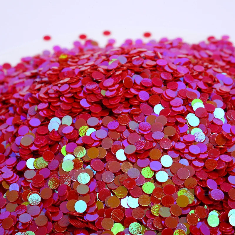 10g Multi Size 1-2mm Flat Dot Shape Sequins Paillettes for Nails Art Manicure Wedding Decoration Confetti Mix Colors Sequin Set