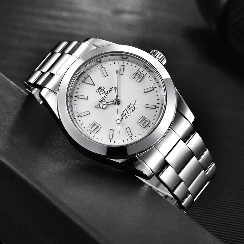Men\'s Watches BENYAR Top Luxury Brand Men Mechanical Automatic Watch For Men Sport Business Stainless Steel Relogio Masculino