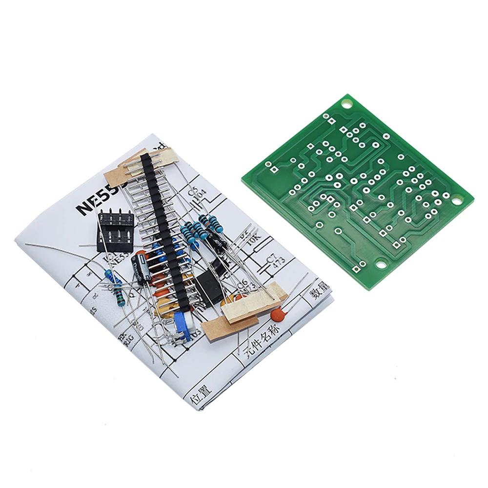 DC6-12V NE555 Pulse Generator Module Sine/Triangle/Square Wave generator multi-channel Waveform Signal Generator DIY Kit