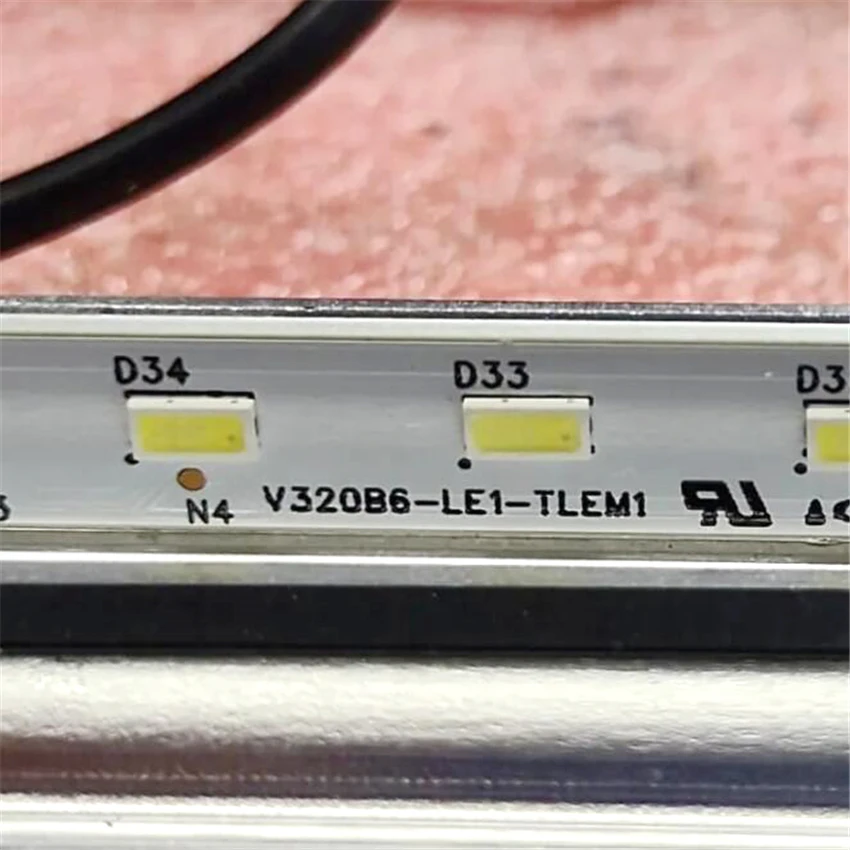 Bandas de TV LED para Panasonic TH-L32XM6K L32XM68K barra LED tiras de retroiluminación regla de líneas V320B6-LE1-TLEM1 cinta V320B1-LS5-TREM1 carriles