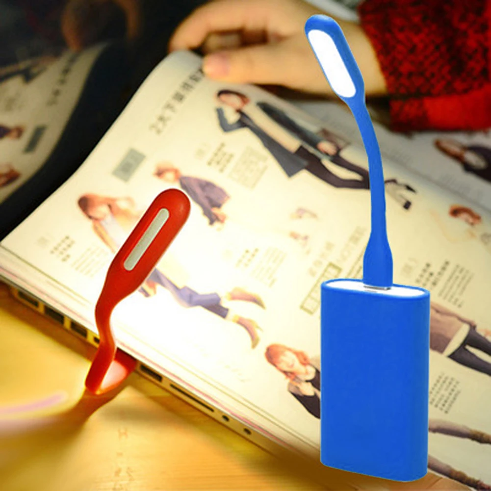 Mini Portable 5V 1.2W Super Bright Book Light For Laptop Bank For Power PC Computer Laptop Night Lighting Cheap Flexible Lamp