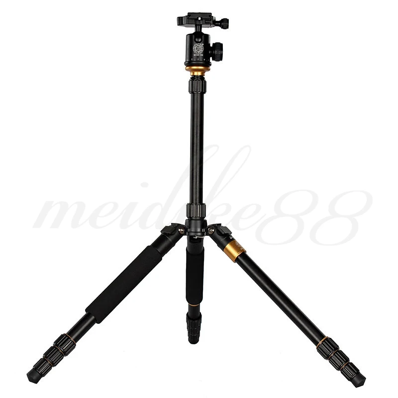 

Pro Compact Aluminum Alloy Q999S Adjustable Light Weight Tripod Monopod with Ball Head For SLR DSLR Camera DHL Free shipping