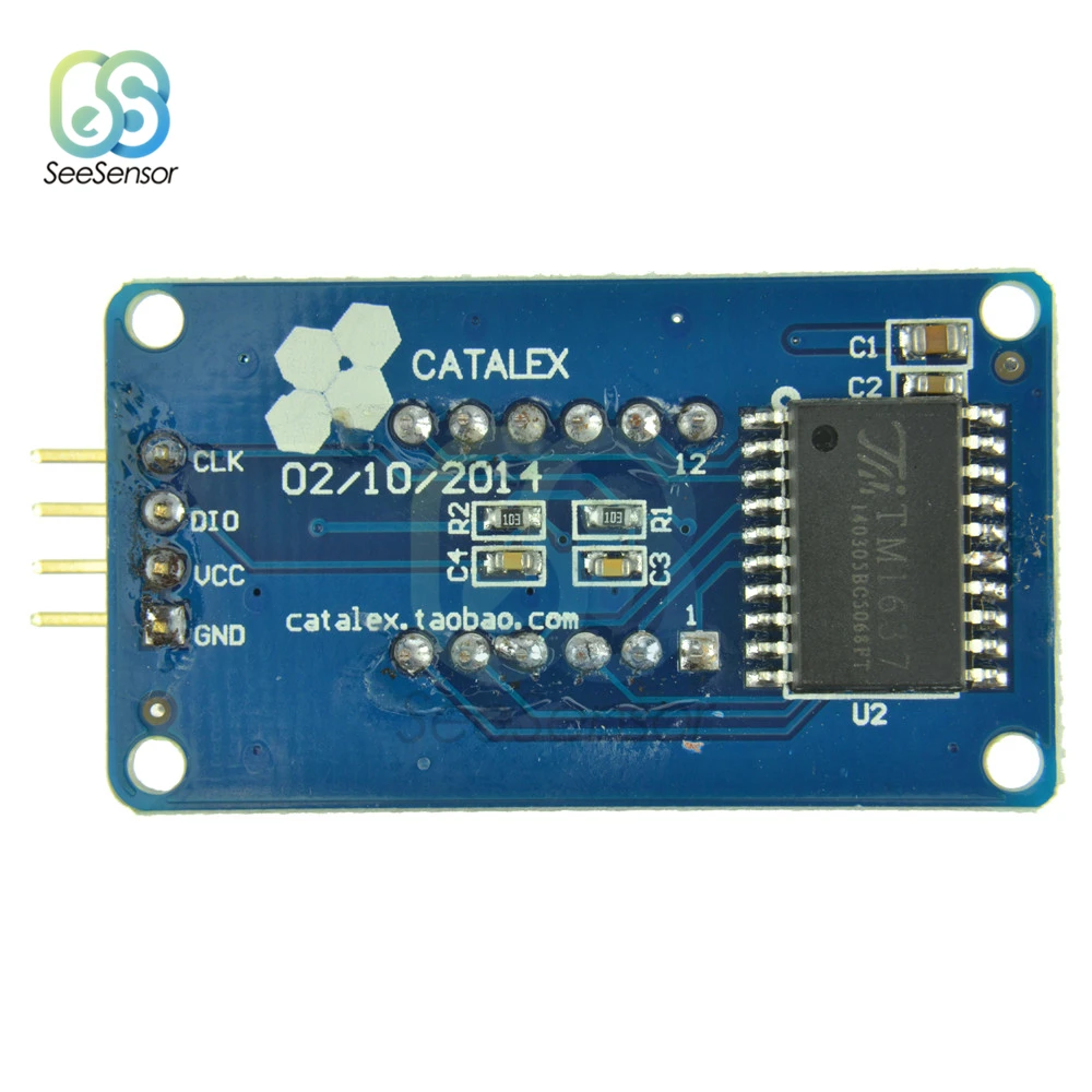 TM1637 4 bit 7 segmenti 0.36 pollici modulo Display digitale a LED orologio tubo anodo rosso quattro pacchetto scheda Driver seriale per arduino