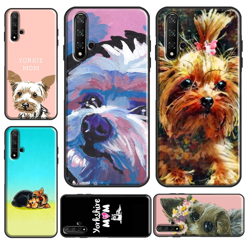 Yorkshire Terrier Dog Case For Huawei Y7 Y6 Y9 2019 Nova 5T Coque For Honor 50 Pro 9X 8X 10i 9 20 10 Lite Shell