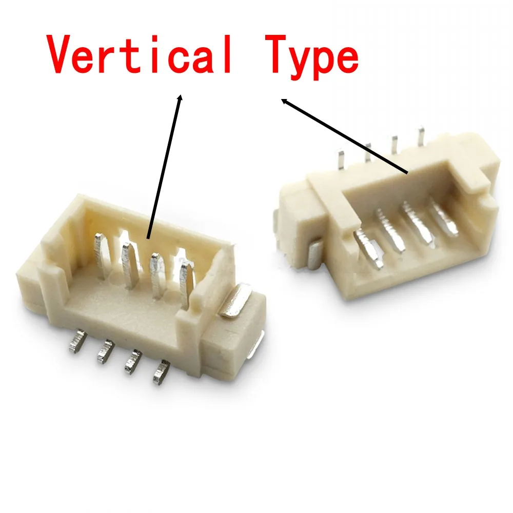 1000pcs MICRO JST 1.25-2/3/4/5/6/7/8/9/10/12 pin SMD connector 1.25MM PITCH Horizontal Vertical pin Housing 2p/3p/4p/5p/6/7/8P