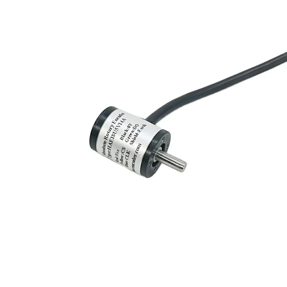 Codificador Magnético Absoluto HAE18U5V12A0.5, 5V, 12Bits Resolução Ângulo Sensor, Saída SSI