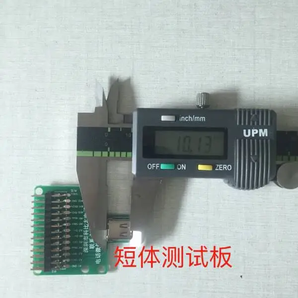 على الوجهين الإيجابية والسلبية نوع-C أنثى اختبار المجلس USB 3.1 مع لوحة دارات مطبوعة 24P موصل سالب مع رأس دبوس