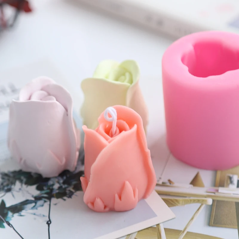 

3D Rose Silicone Mould DIY Handmade Soap, Aromatherapy Candle Mould, Resin Ornament Tool