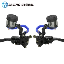 ALCON-Racing 22cm Clutch Handles Handlebar Lever Reservoir Set Motorcycle Master Cylinder Levers Brake Pump For Yamaha LC150