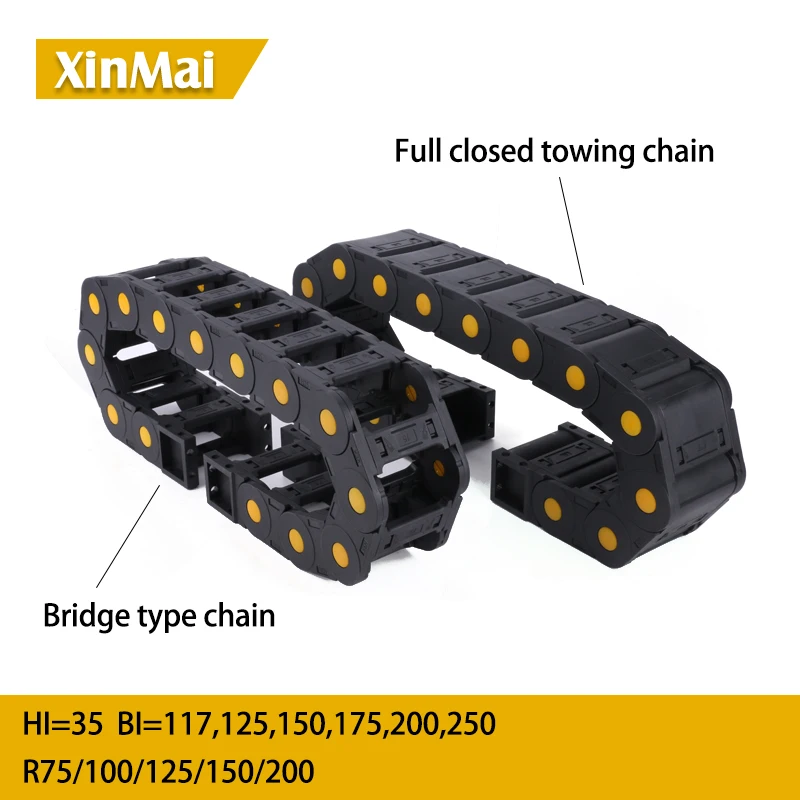 

Bridge chain 35*117 35*125 35*150 35*175 Open Cable Drag Chain Wire Carrier Towline Cable carrier towing chain