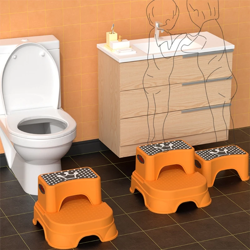 Doble capa niño taburete de paso 2 en 1 Dos taburete para niños desmontable urinal de baño taburete para higiénico entrenamiento