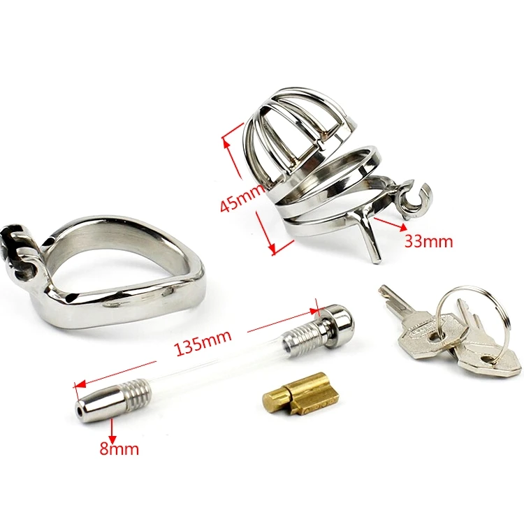 BDSM Camber Ring+Spaced Ring Male Chastity Device Metal Chastity Belt Penis Lock Chastity Cage Rind Sex Toys CB Lock Men COCK