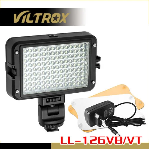 Viltrox LL-126VT LED Adjustable Brightness flashing led 4.5W for digital video camcorders cameras New arrival