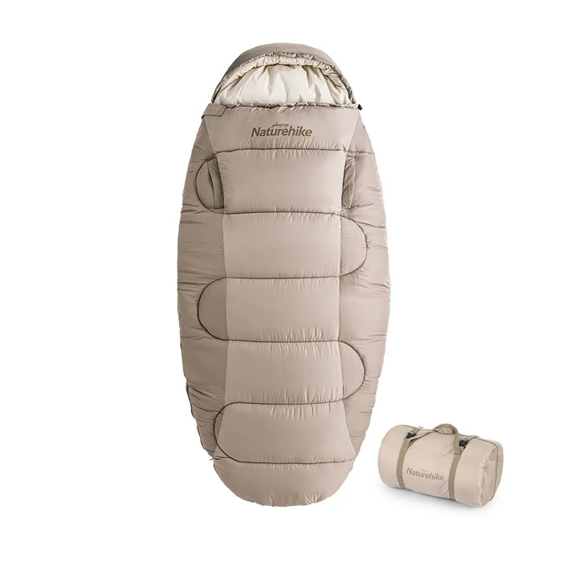 

WolFAce Outdoor Camping Sleeping Bag Sleeping Cake Washable Warm Imitation Feather Cotton Fall/Winter Sleeping Bag