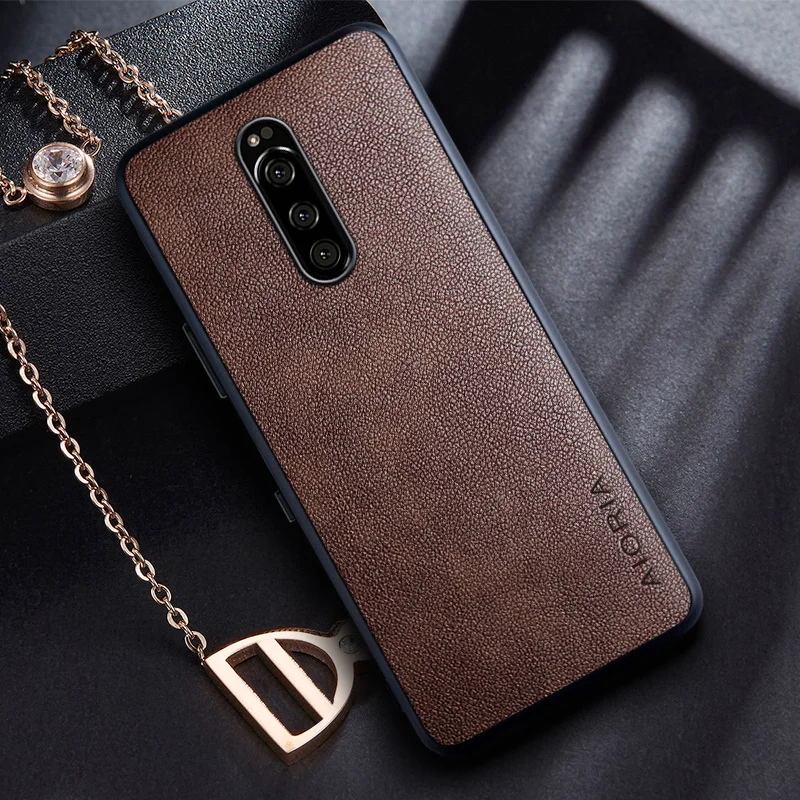 Case for Sony Xperia 1 XZ4 XZ3 coque Retro business PU leather Skin phone cover for Sony Xperia 1 case funda capa