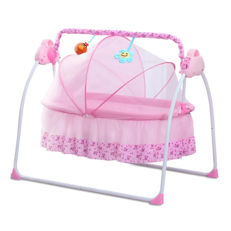 Smart Music Baby Auto Swing Bed culla neonato elettrica dormire Rocker sedia a dondolo con telecomando lettino 0-36 mesi