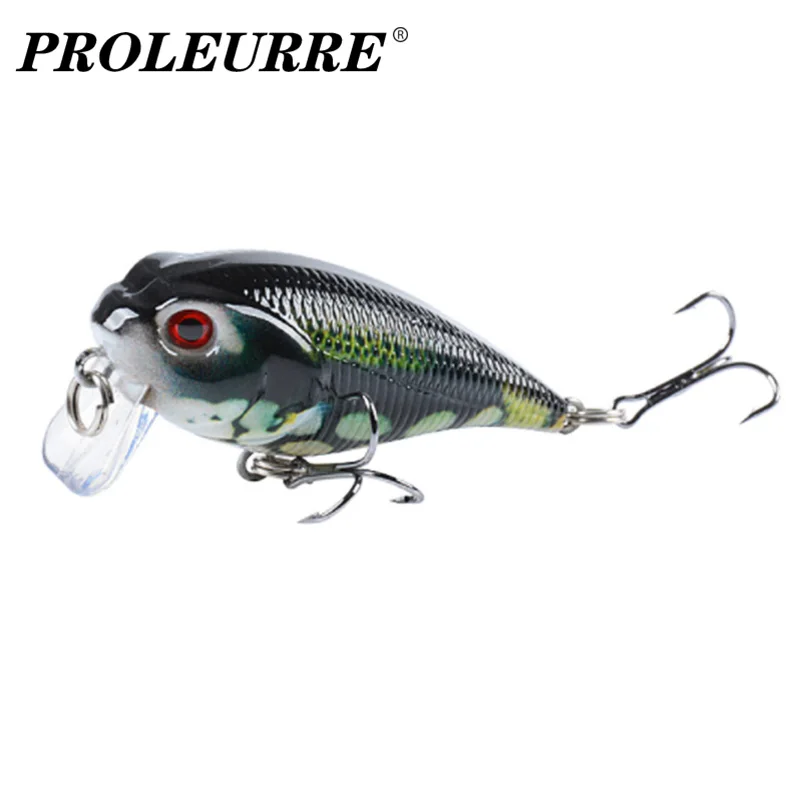 

1Pcs Crankbaits Fishing Lure 60mm 9.2g Floating Bionic Wobblers Crank Bait Artificial Hard Baits 3D Eyes Minnow Bass Tackle