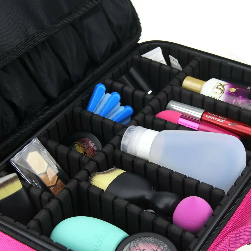 Professional Makeup Box Large Capacity Makeup Artist Portable Cosmetic Brush Organize Case Storage Bag Travel For Women 2024