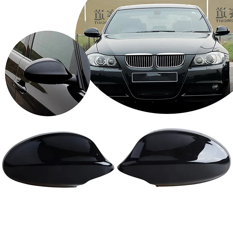 

2pcs Side Wing Mirror Cover For BMW 1 3 Series E90 E91 E92 E93 E81 E87 E82 E88 2008-2015 Rearview Mirror Cover Car Accessories