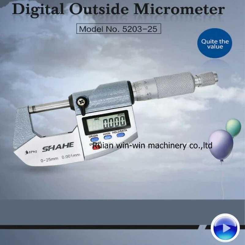 

SHAHE 5203-25 0-25mm 0.001mm micrometer