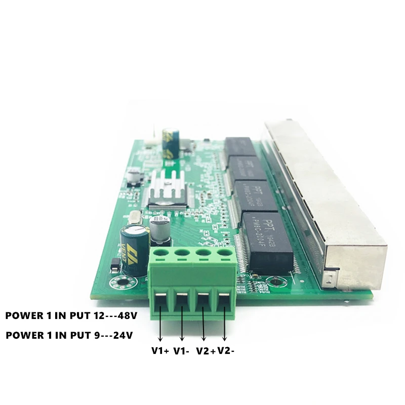 Lighting Protect Port 8 Poe 10/100/1000M Industrial Switch gigabit switch 8 gigabit switch gigabit switch ethernet switch