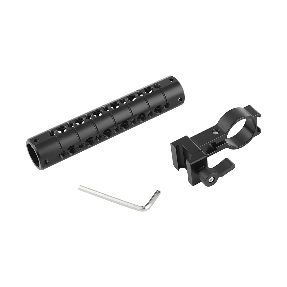 Maniglia per impugnatura per fotocamera Kayulin Maniglia per formaggio Nato con pattino freddo Maniglia superiore per fotocamera DSLR a sgancio rapido per accessori per studio fotografico