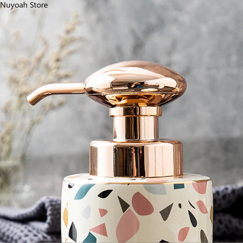 Bathroom Accessories Household Ceramic Toothbrush Cup Lotion Bottle Soap Dish Nordic Home Decoration Creative Bathroom Supplies