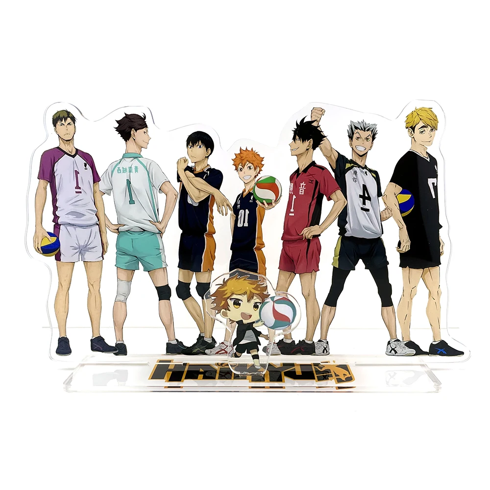 BIG SIZE Haikyuu!! group Hinata Kageyama Oikawa Kuroo Ushijima Kotaro GM acrylic stand figure model  holder cake topper anime