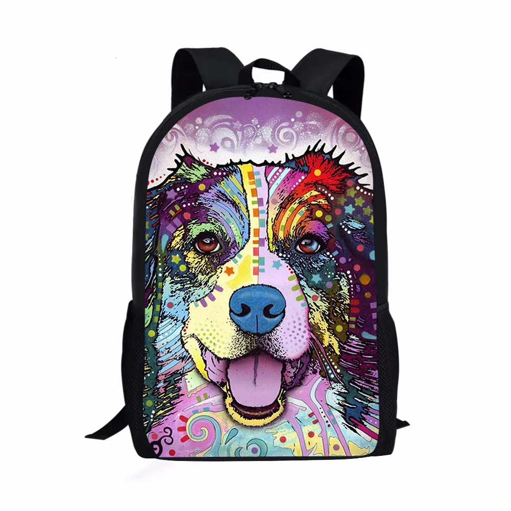 Cartoon Dog Printed School Bags fashion game backpack teenagers waterpoof Bookbag Mochila casual backpack