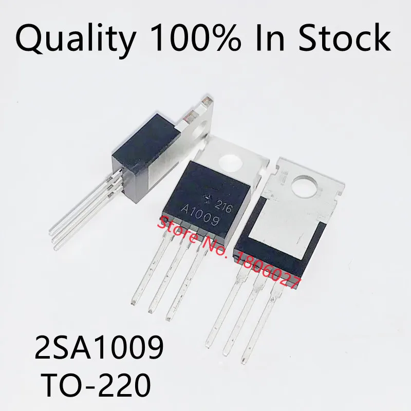 10pcs/lot   2SA1009A  A1009A A1009 TO-220 in-line  PNP silicon power transistor