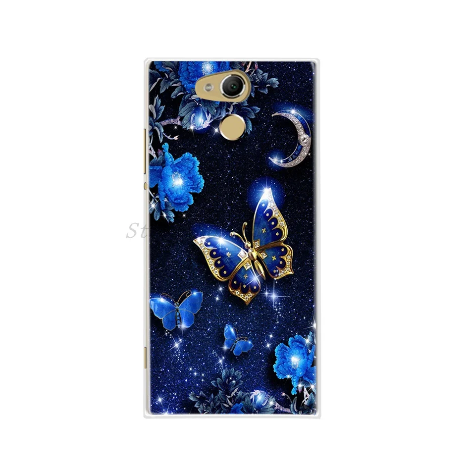 Flower Cover For Sony Xperia XA2 XA 2 Ultra Case Soft TPU Back Covers For Sony Xperia XA2 Bumper Cases For Sony XA2 Ultra Hoesje