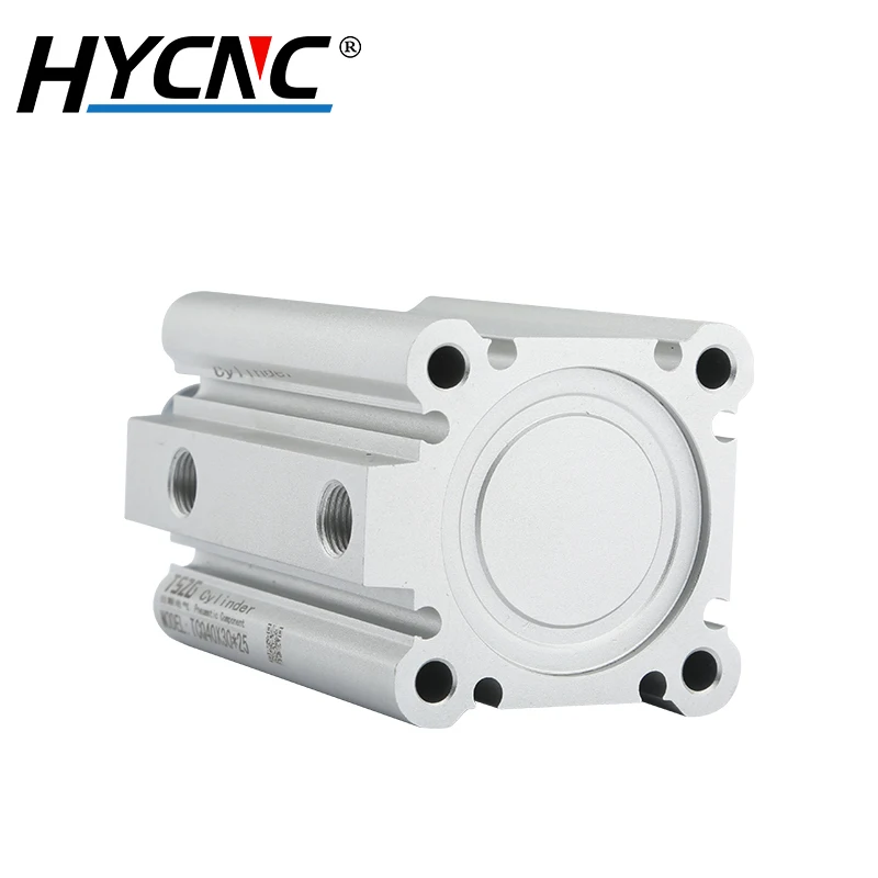 1pcs Pneumatic Thin Positioning Cylinder 3mm To 45mm Stroke Aluminum Alloy Telescopic Cylinder Pneumatic Components