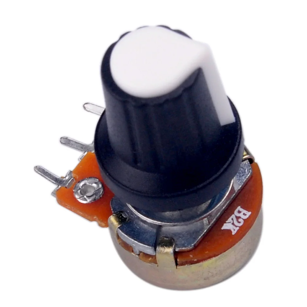 10Pcs 15 millimetri Singolo Potenziometro Lineare Kit Albero con Noci 10 Valore B1K B2K B5K B10K B20K B50K B100K b250K B500K B1M DIYmall