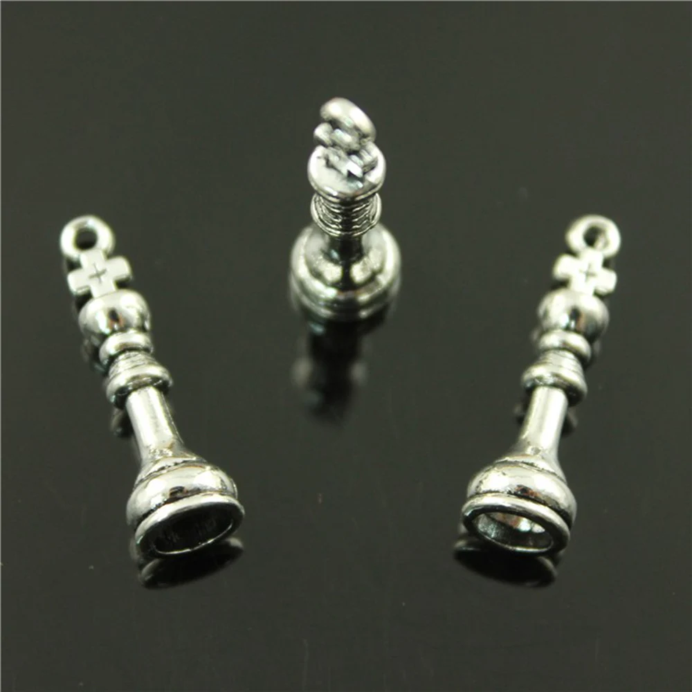 Hot 9pcs Chess Game Charms Pendants Diy Jewelry For Necklace Bracelet Making Accessaries