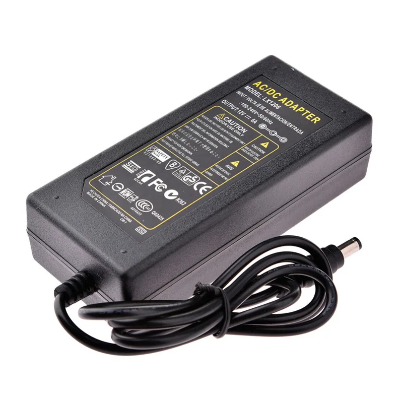 High Quality DC12V Led Power Supply Adapter  1A 2A 3A 5A 6A 7A 8A 10A 12A Led Transformer For 12V  WS2811 WS2815 Led Strip