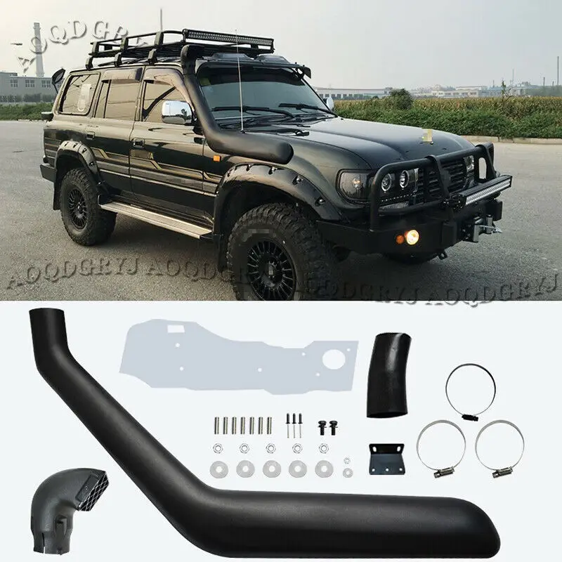 

Car Intake Snorkel System Kit For Toyota Land Cruiser LC/FJ80 Series 91-97 Black