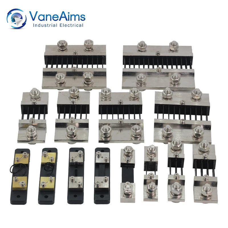 Shunt 10A20A30A50A100A200A300A 75mV FL-2 Digital Voltage Meter DC Analog Ammeter Current Shunt Resistor Manufacturer With Base