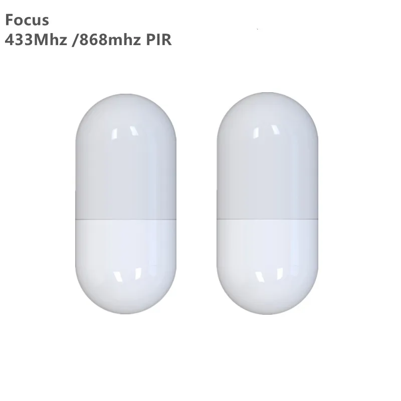 Imagem -02 - Foco Meian 433mhz 868mhz Mc565r sem Fio Pir Sensor de Movimento Detector Amigável para Animais Estimação Trabalhando com St-vgt Ha-vgw Ha-vgt Alarme