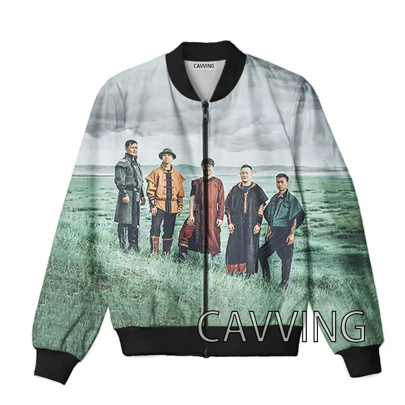 

CAVVING 3D Printed Nine Treasures Band Zipper Bomber Jackets Men Overcoat Mens Coat Zip Up Jackets for Women/Men