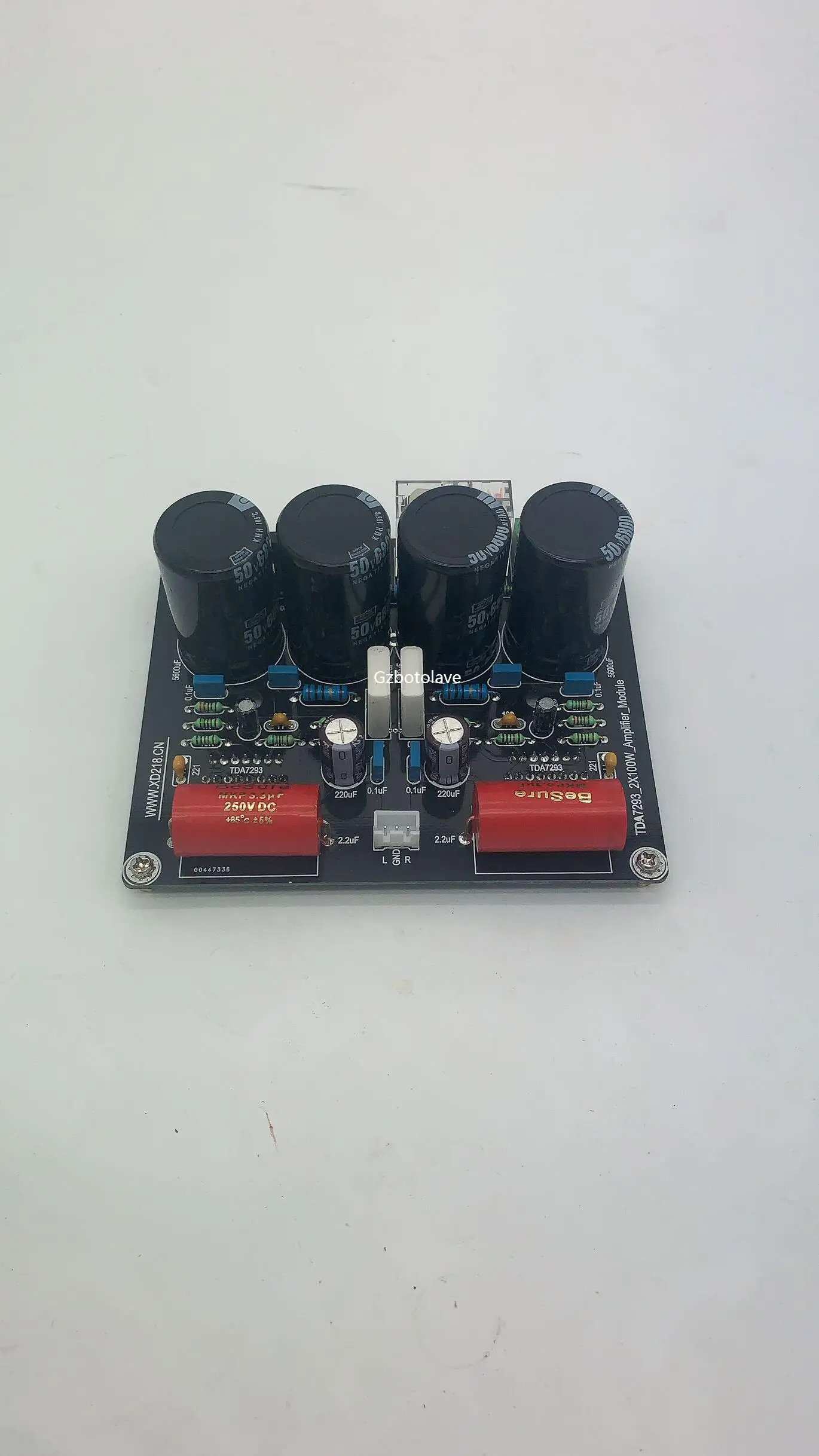 TDA7293 equipped with 2*100W dual channel current feedback type power amplifier board