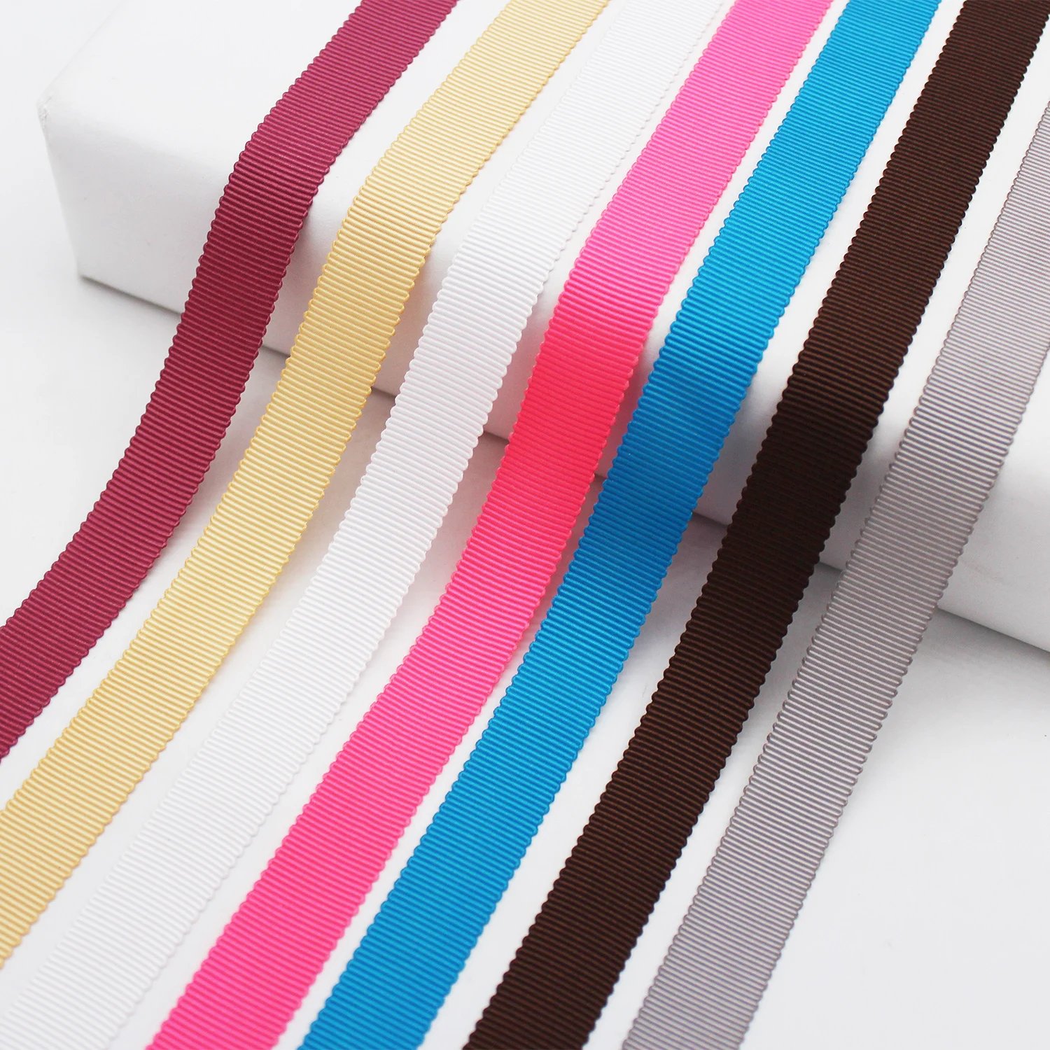 2021 New Polyester Petersham Ribbon Many Colors DIY Crafts Accessories 1/4\