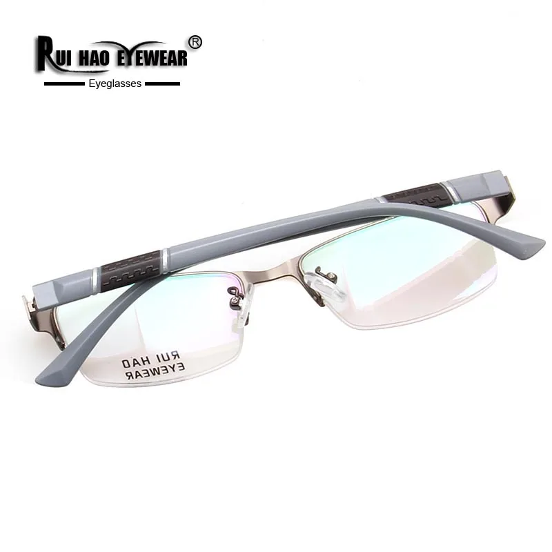 Prescription Eyeglasses Men Women Customize Recipe Glasses Fill Resin Lenses Myopia Progressive Spectacles Alloy Glasses Frame