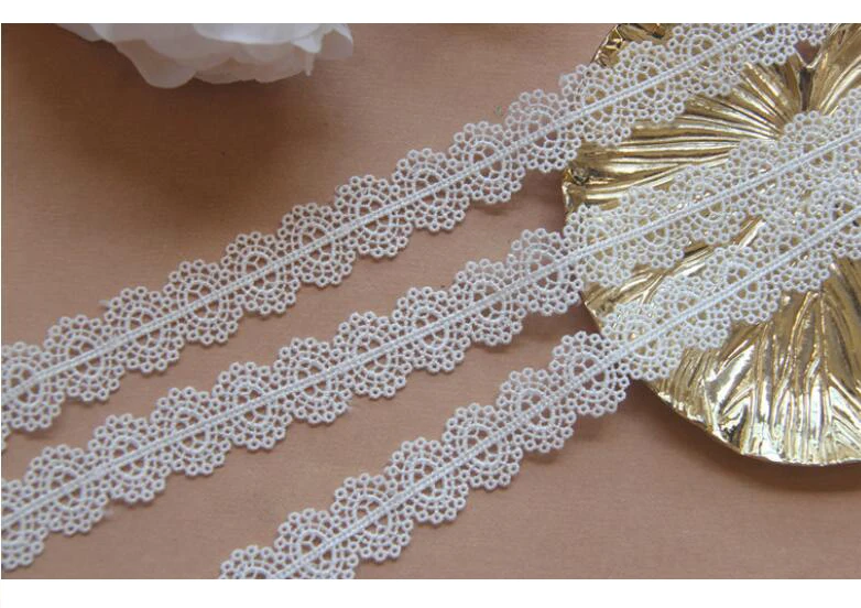 Wide:1.8cm (0.72 Inch) New Edition Laces Handwork Sewing Accessories Bilateral Wavy Lace for Clothing  Decoration(ss-2437)
