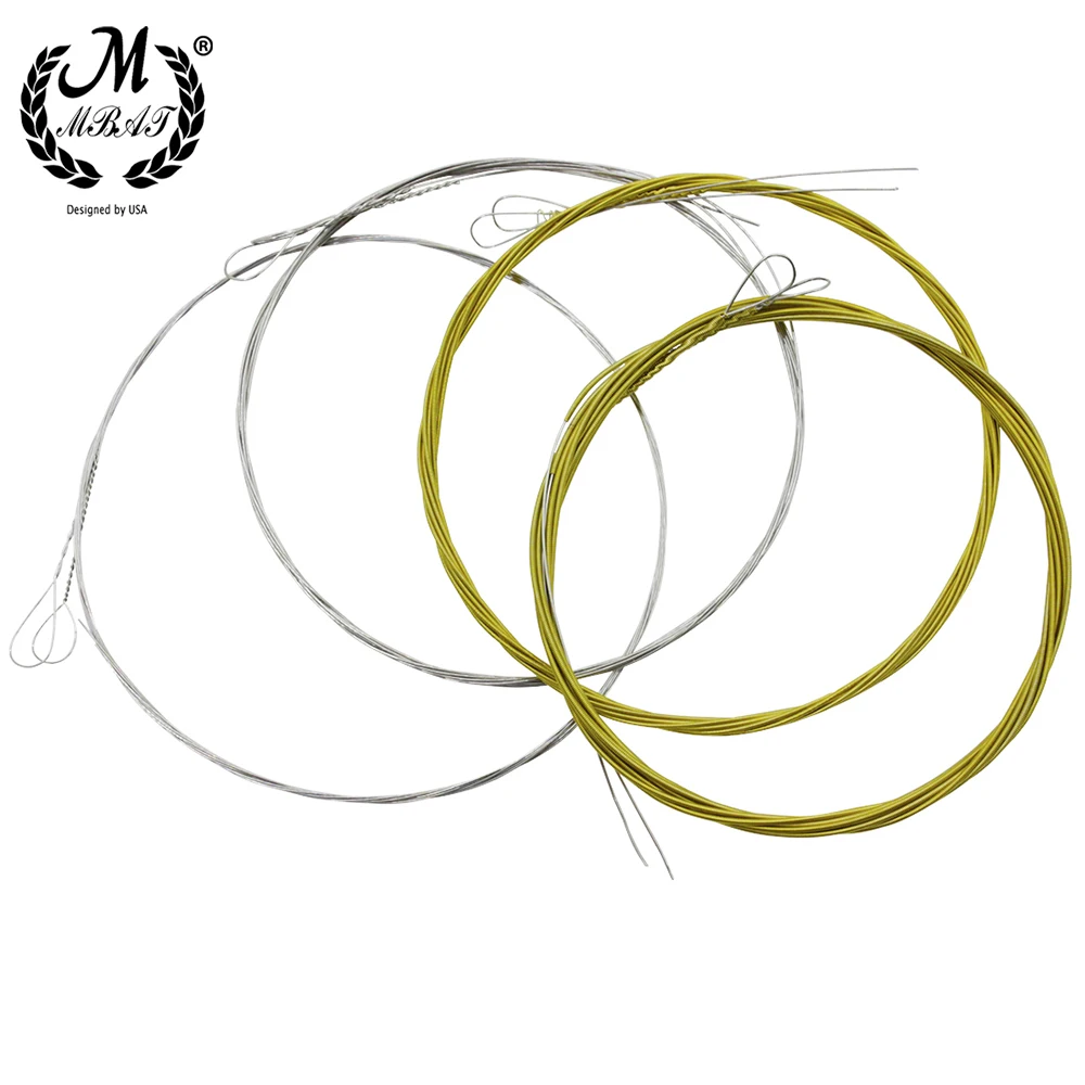 M MBAT Mandolin Strings Bronze Wound Stainless Steel Silver Gloden Color Full Set Guitar Parts Musical Instruments M101